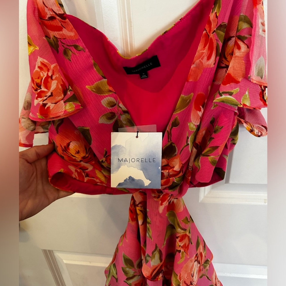 MAJORELLE Paloma Gown - Pink floral